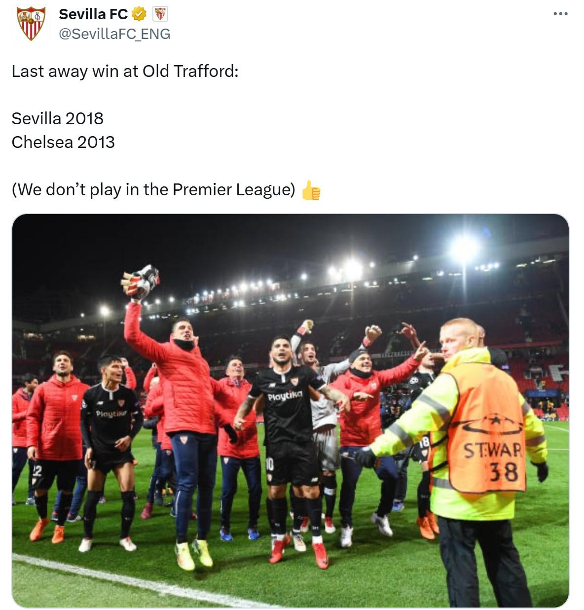 队却长期在, 当时弗格森, 塞维利亚